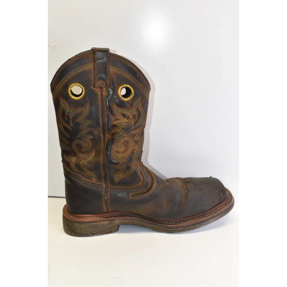Double-H Men's Elijah Composite Toe Work‎ Boots Size 11D Brown Leather DH5241